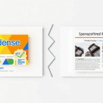AdSense and Sponsored Posts Can Share a Page but Barely Get Along