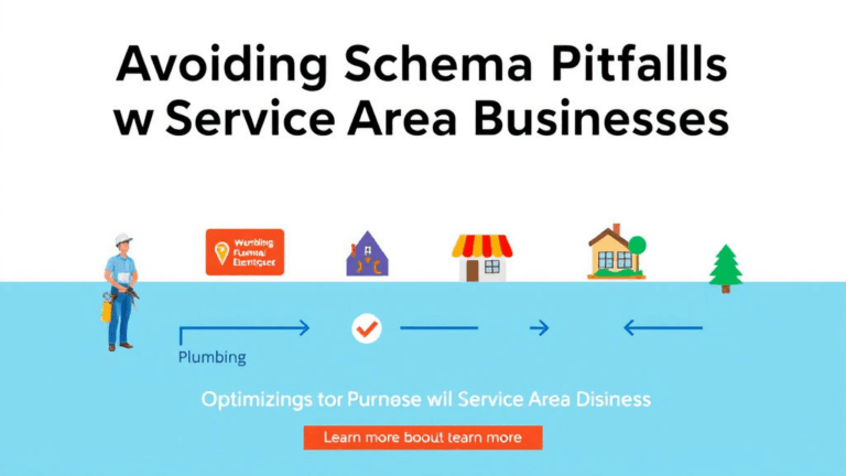 Avoiding Schema Pitfalls with Service Area Businesses