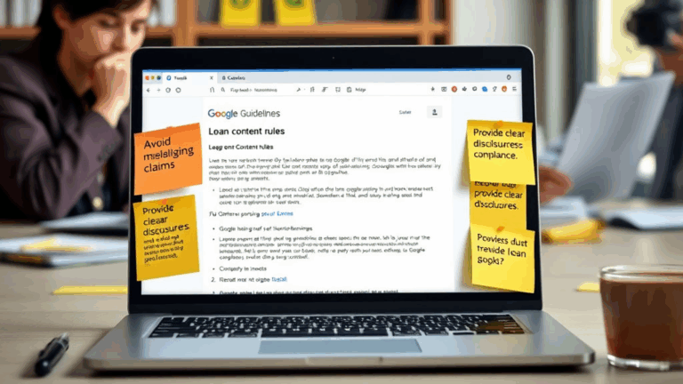 Avoiding Takedowns Under Google AdSense Loan Content Rules
