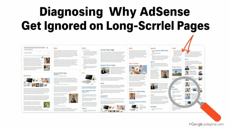Diagnosing Why AdSense Gets Ignored on Long-Scroll Pages