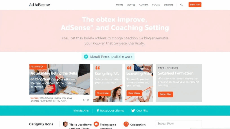 Fixing Blogger Landing Pages That Break AdSense and Coaching Sales