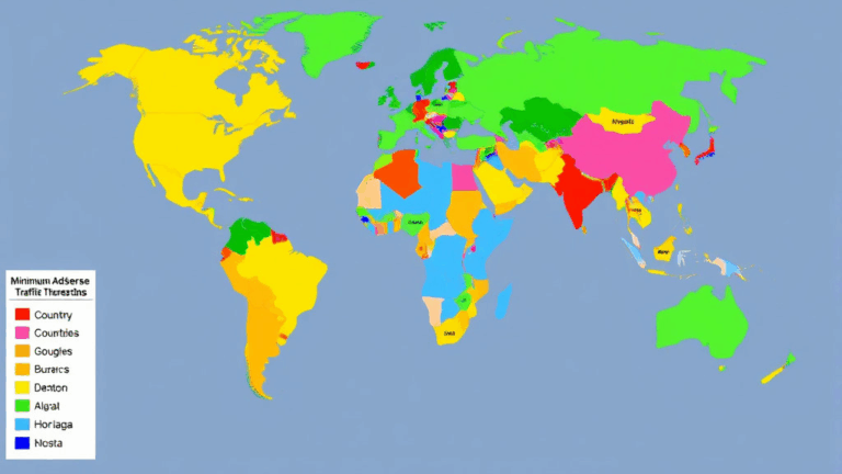 How AdSense Traffic Minimums Actually Vary by Country