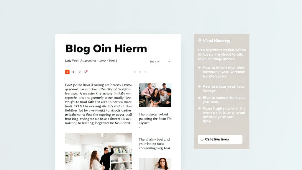 How Visual Hierarchy Changes Reader Behavior in Blog Posts