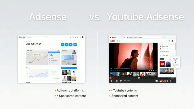 Real Differences Between AdSense and YouTube AdSense