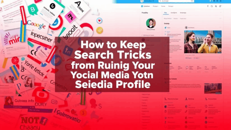 Search Tricks: Stop Screwing Up Your Social Media Profiles