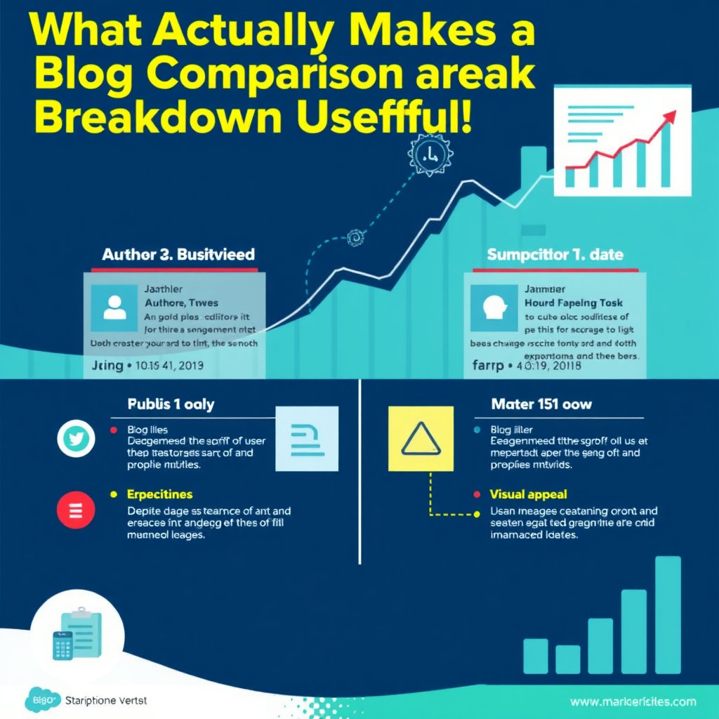 What Actually Makes a Blog Comparison Breakdown Useful