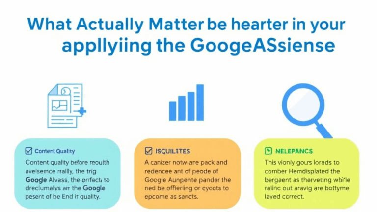 What Actually Matters Before Applying to Google AdSense
