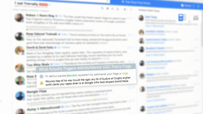 What Actually Triggers AdSense UGC Policy Flags on Forums