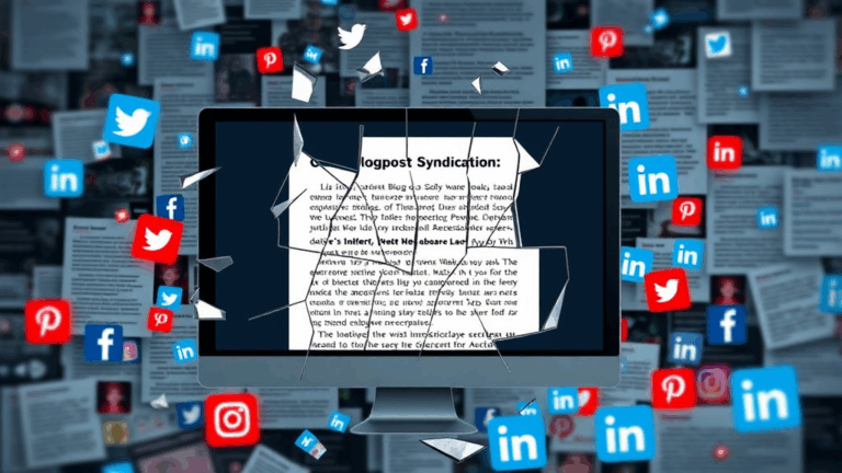 What Broke When I Syndicated My Blog Content Too Widely